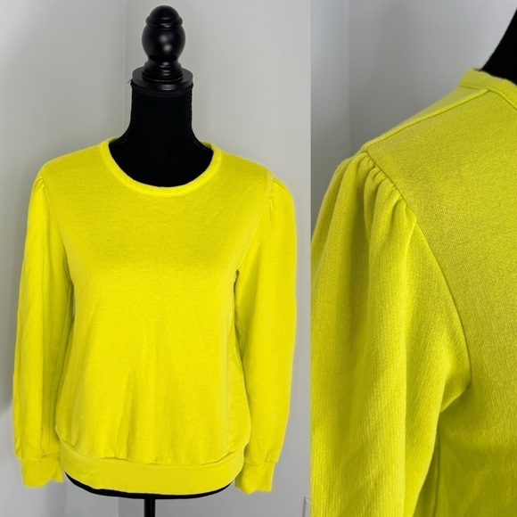 Halogen Neon Green Crewneck Women’s Sweater (XS) - Picture 1 of 6